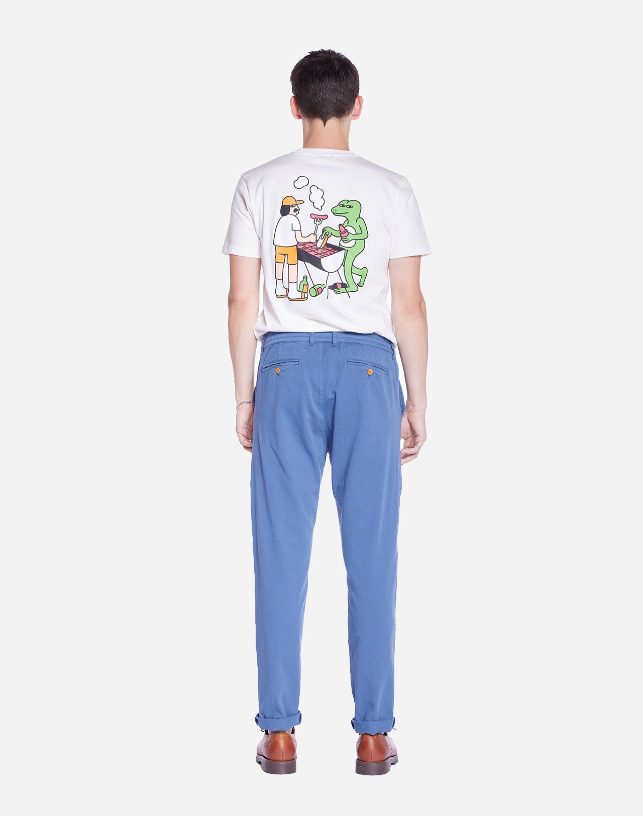 Pantalon Chino bleu cobalt