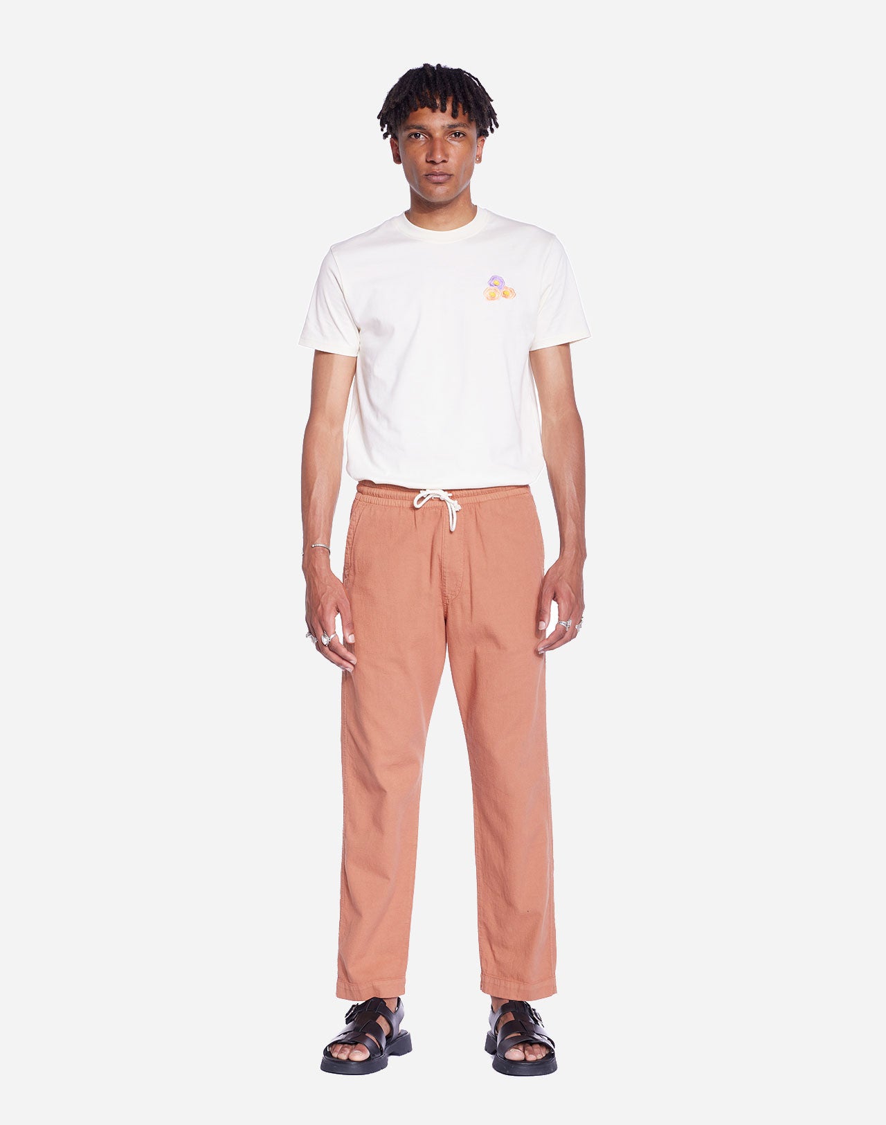 Pantalon Hatha terre de Sienne
