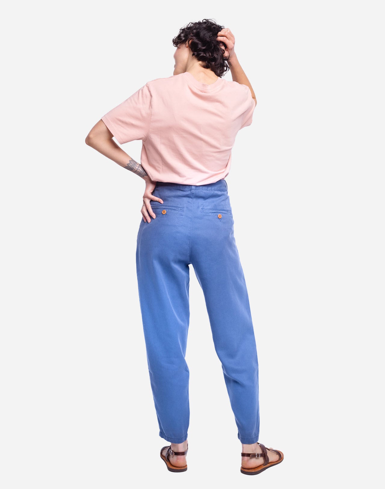 Pantalon Swing bleu cobalt