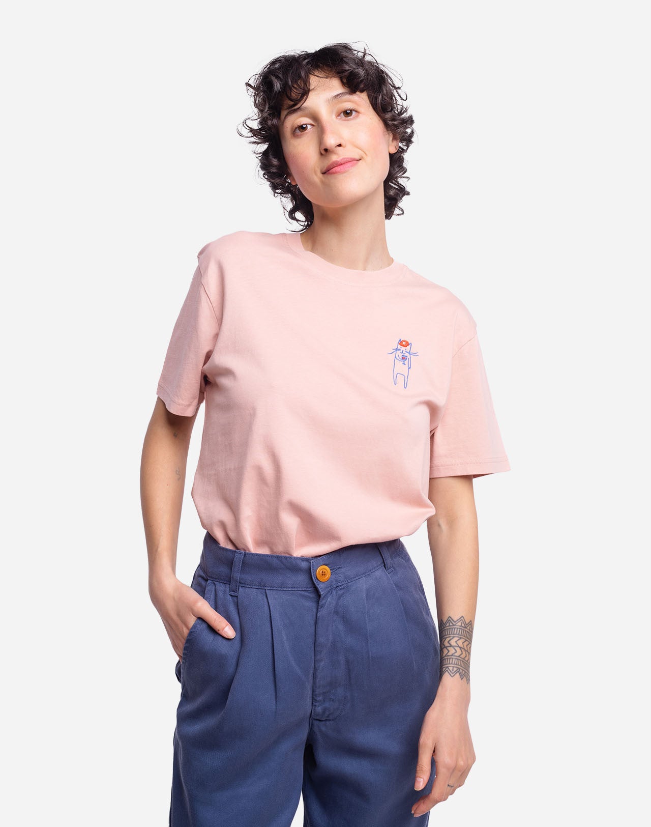 T-shirt Jaja rose pastel