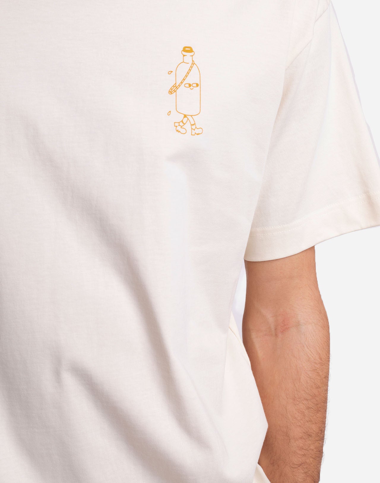 T-shirt Hiking Trip ivoire ample