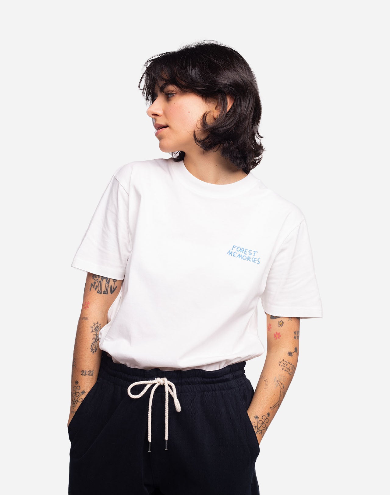 T-shirt Memories écru