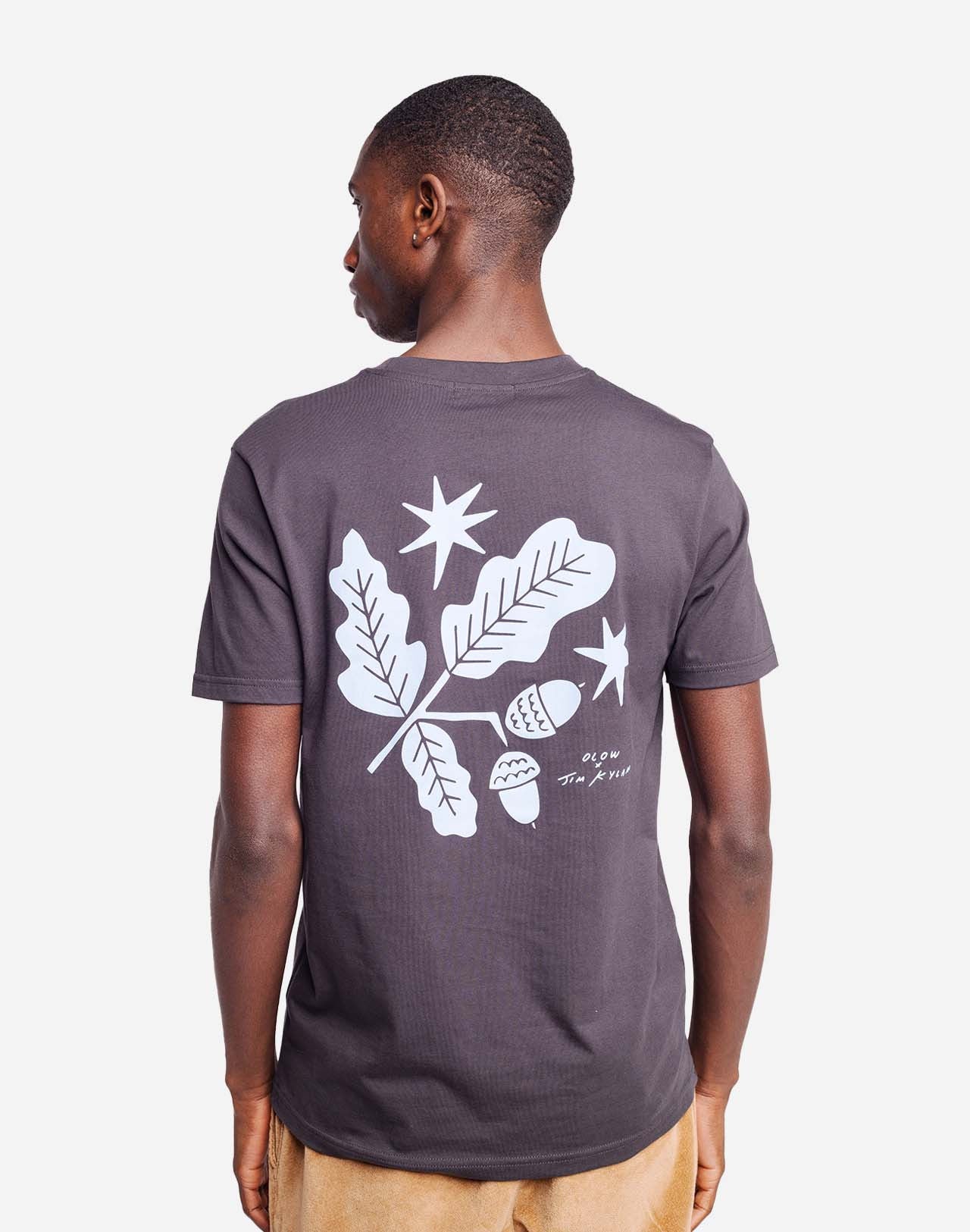 T-shirt Oak noir carbone