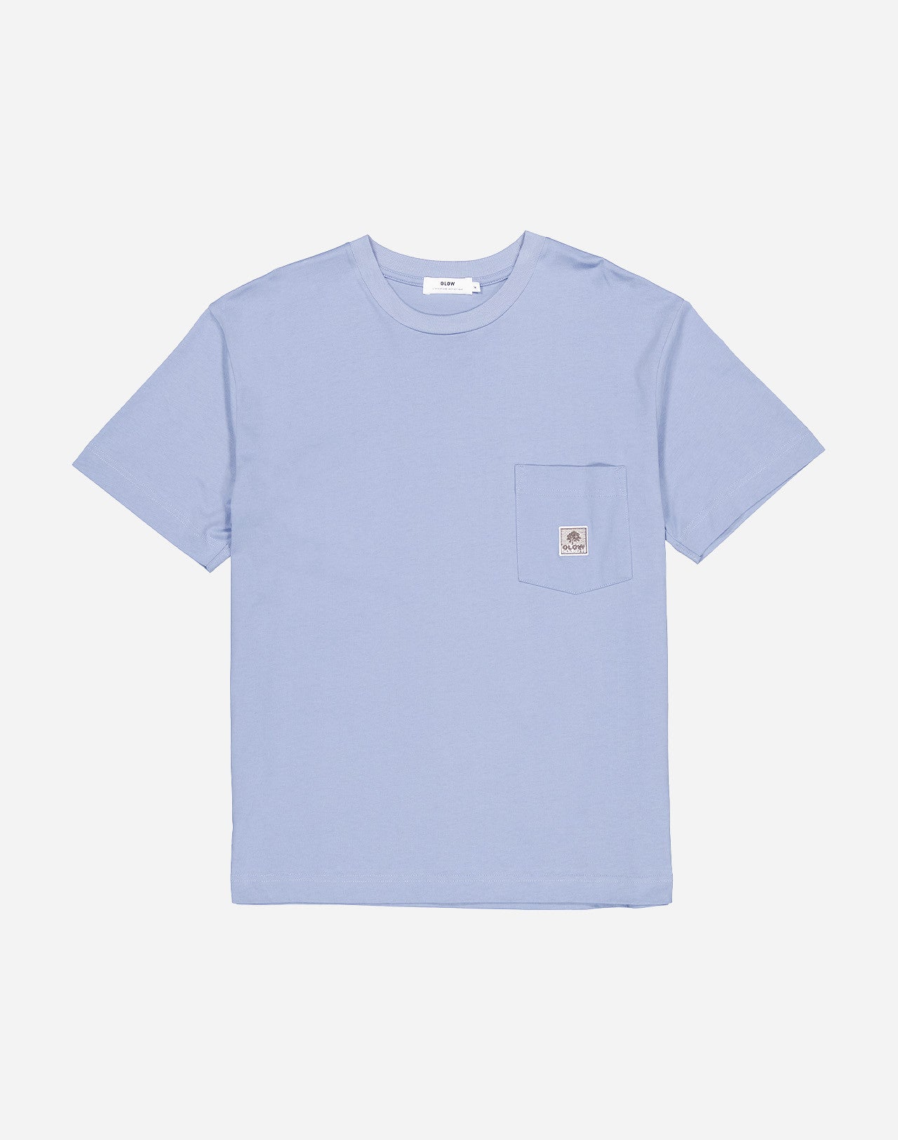 T-shirt Canopée bleu azur ample