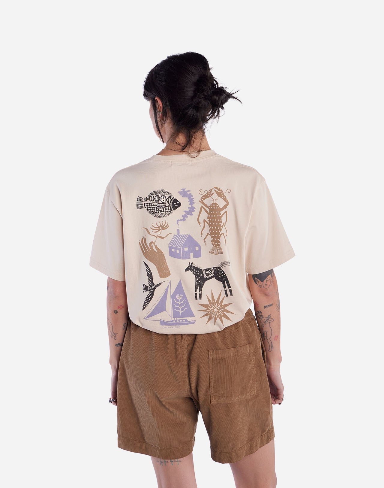 T-shirt Percuil crème