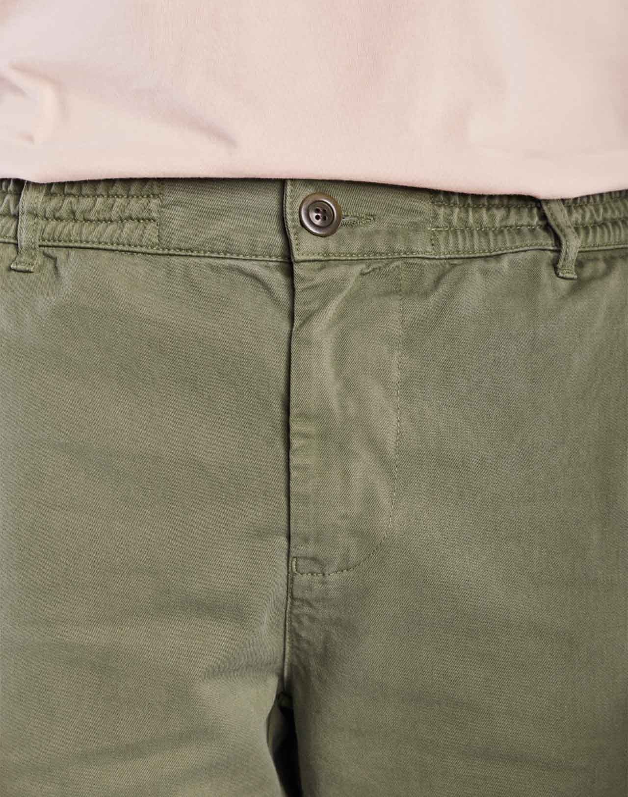 Pantalon Chino vert olive