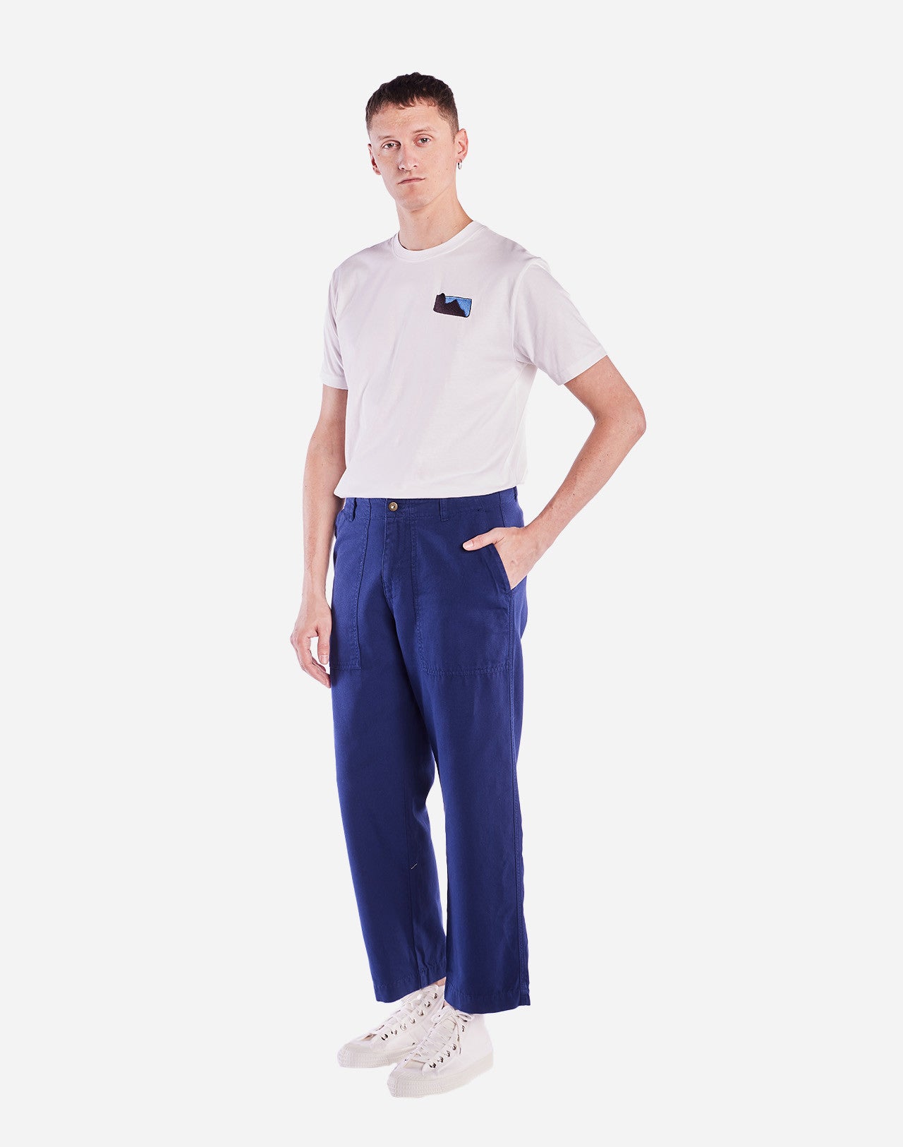 Pantalon Gamal bleu outremer