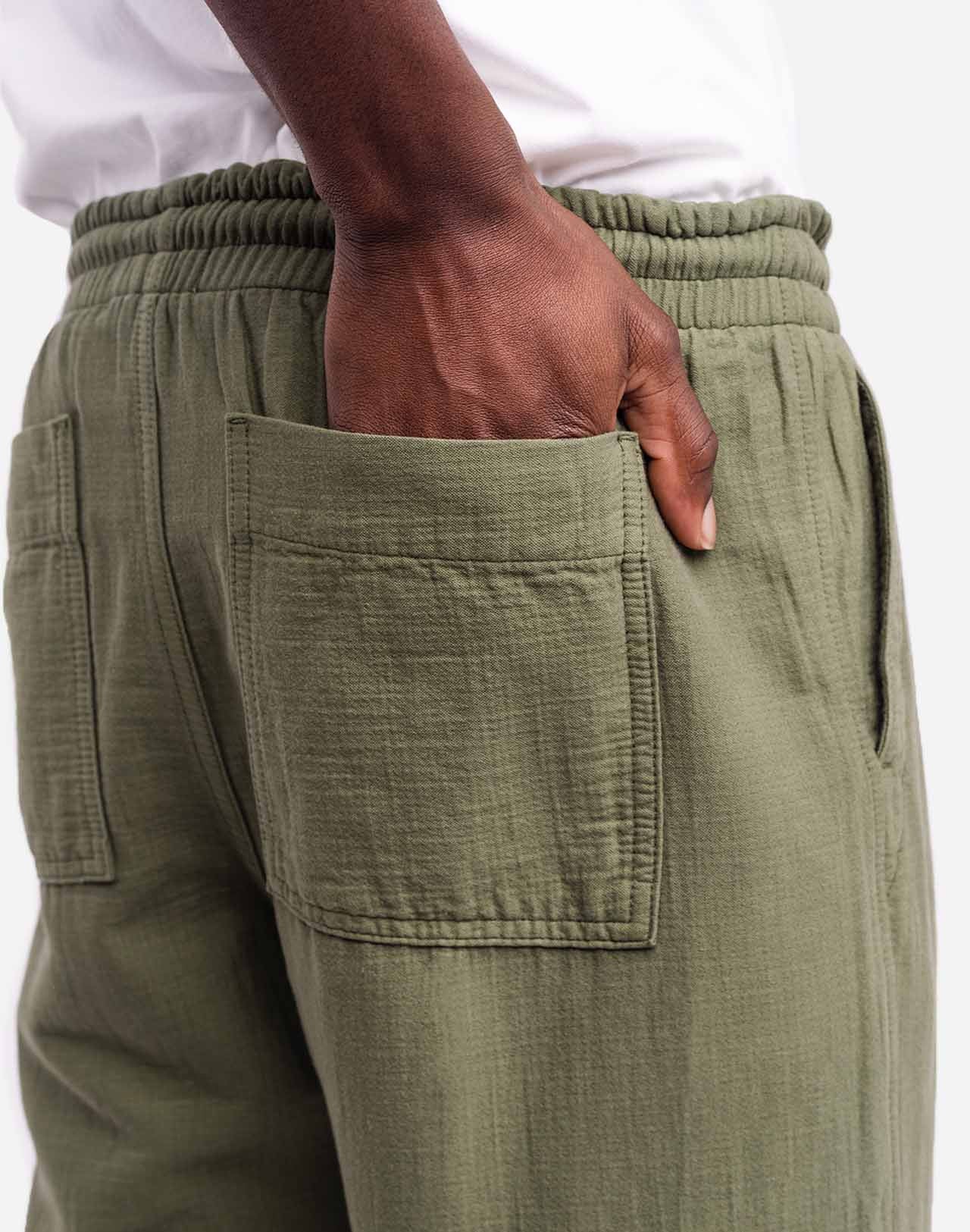Pantalon Hatha vert olive