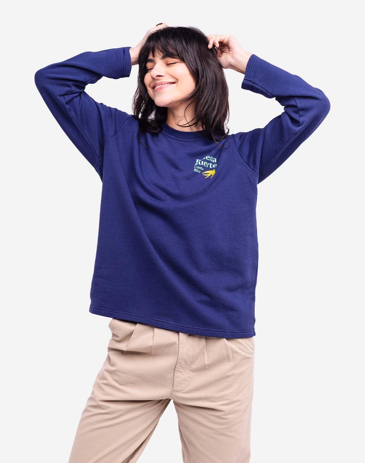 Sweat Zebu Glory bleu outremer