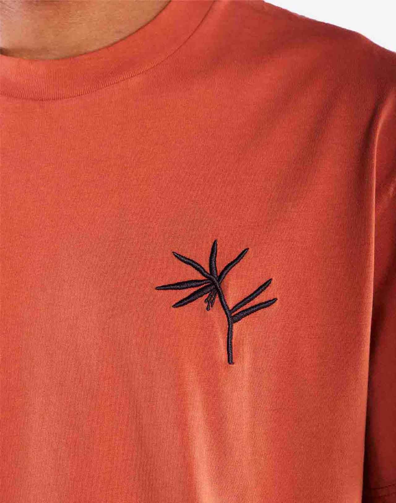 T-shirt ample Night Trip mandarine
