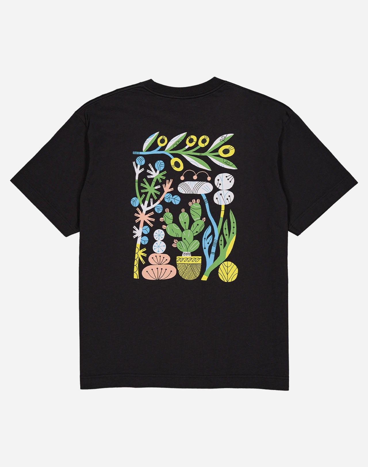 T-shirt ample Ourika noir carbone