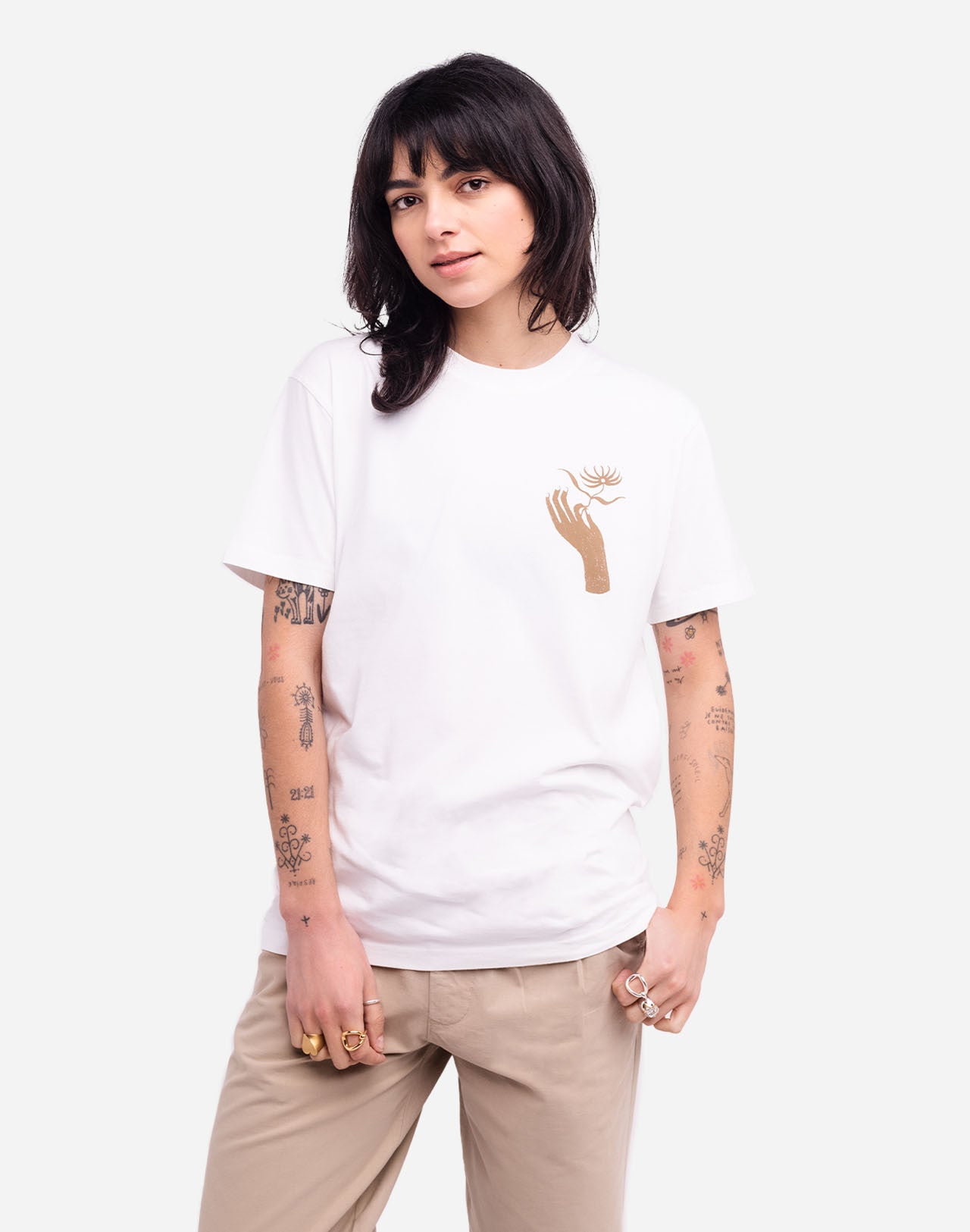T-shirt Percuil écru