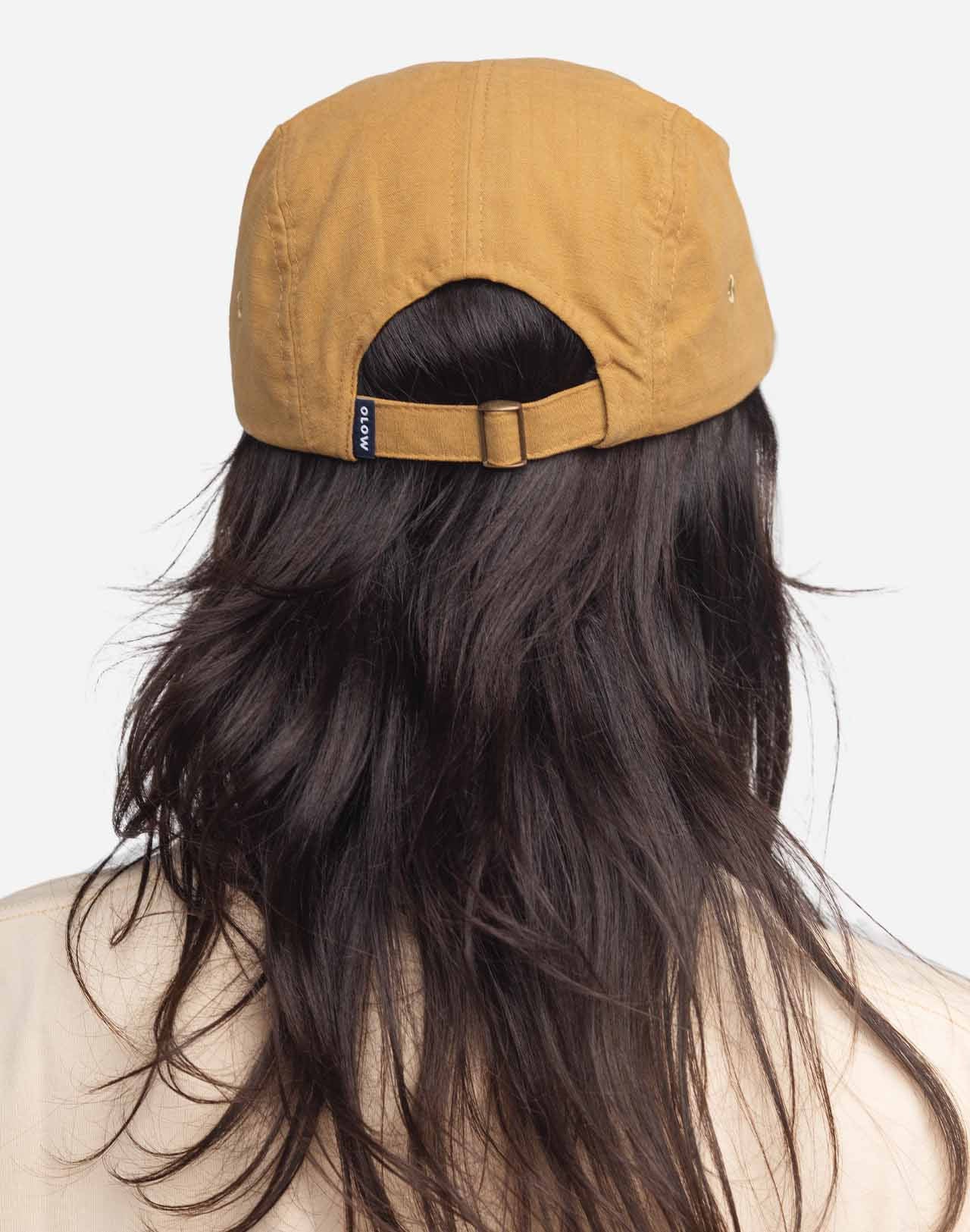 Casquette five panel Think Big ocre