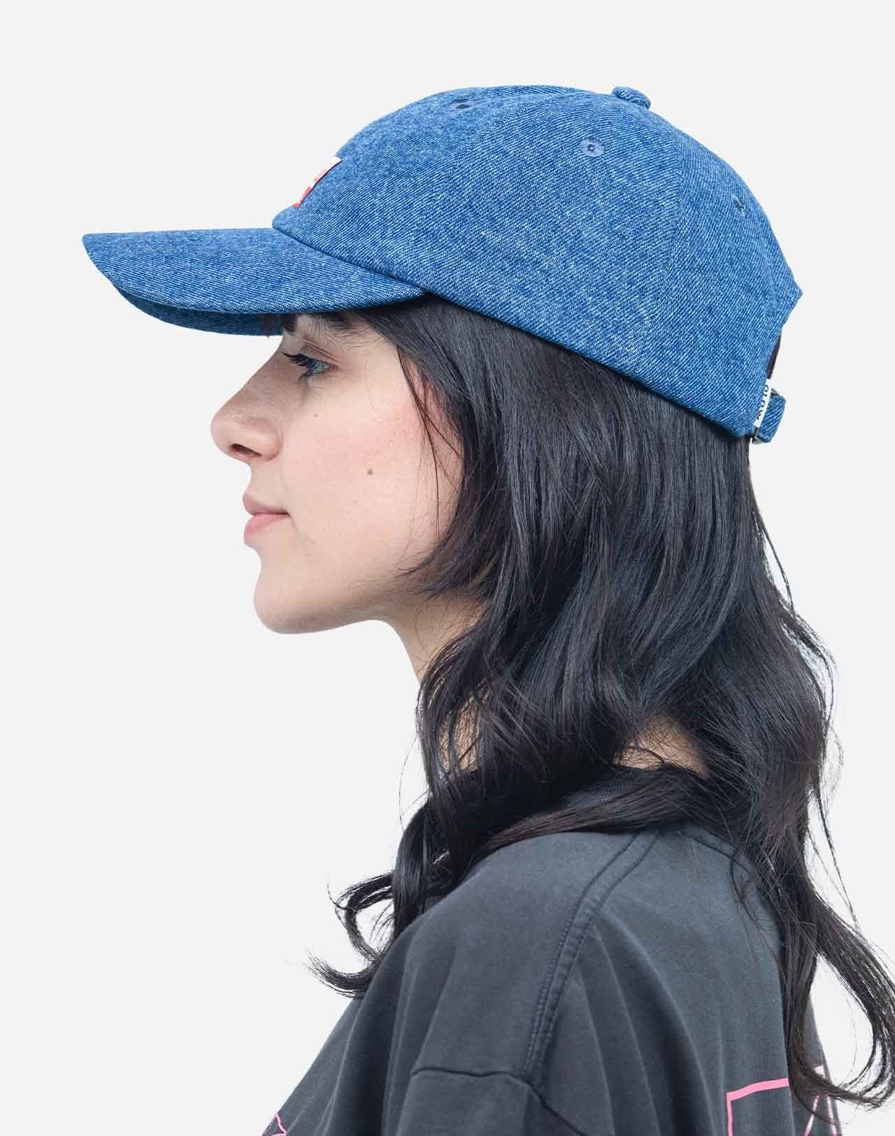 Casquette Six Panel Oldy denim bleu