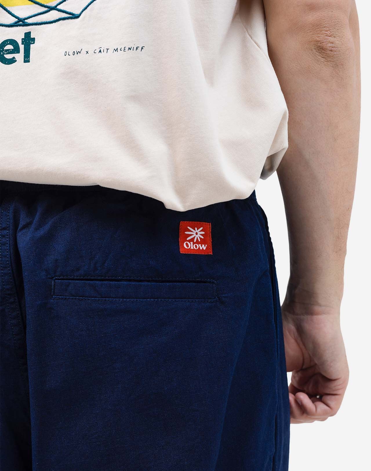 Short Handa denim bleu