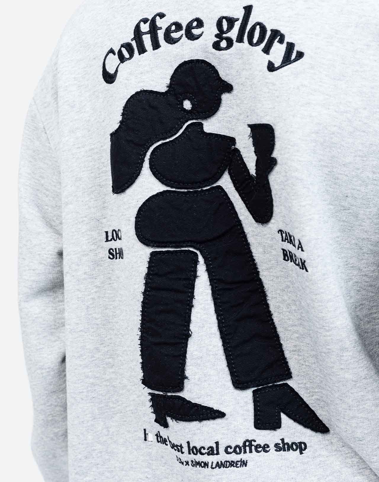Sweat Coffee Glory gris chiné