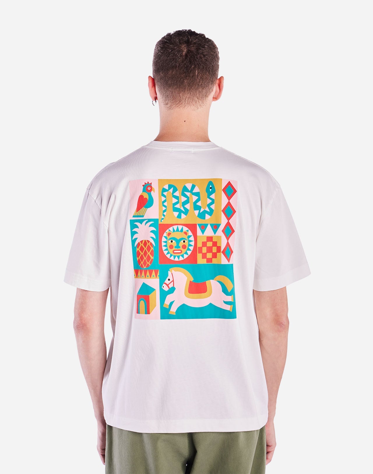 T-shirt ample Quetzal écru