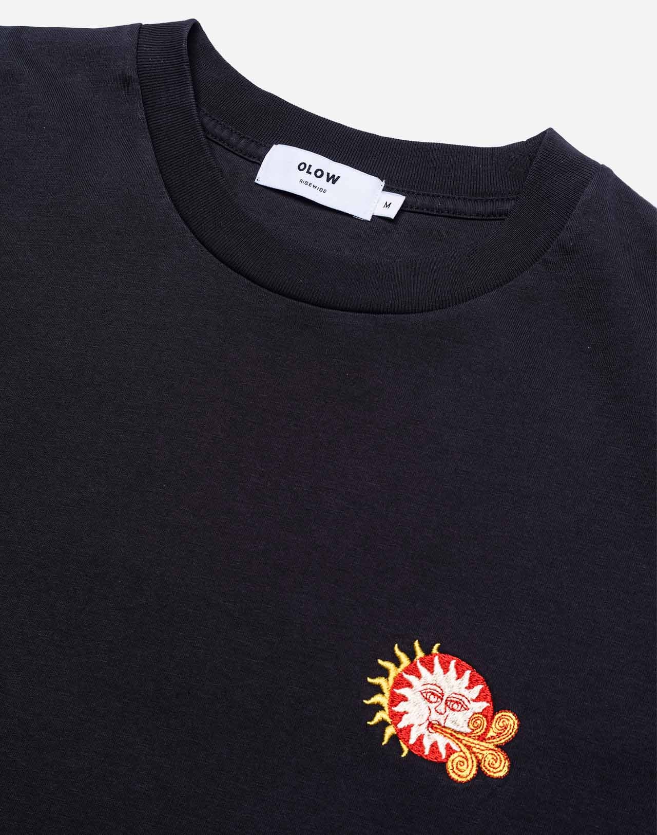 T-shirt ample Weather noir carbone