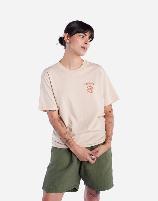 T-shirt Yaguar crème