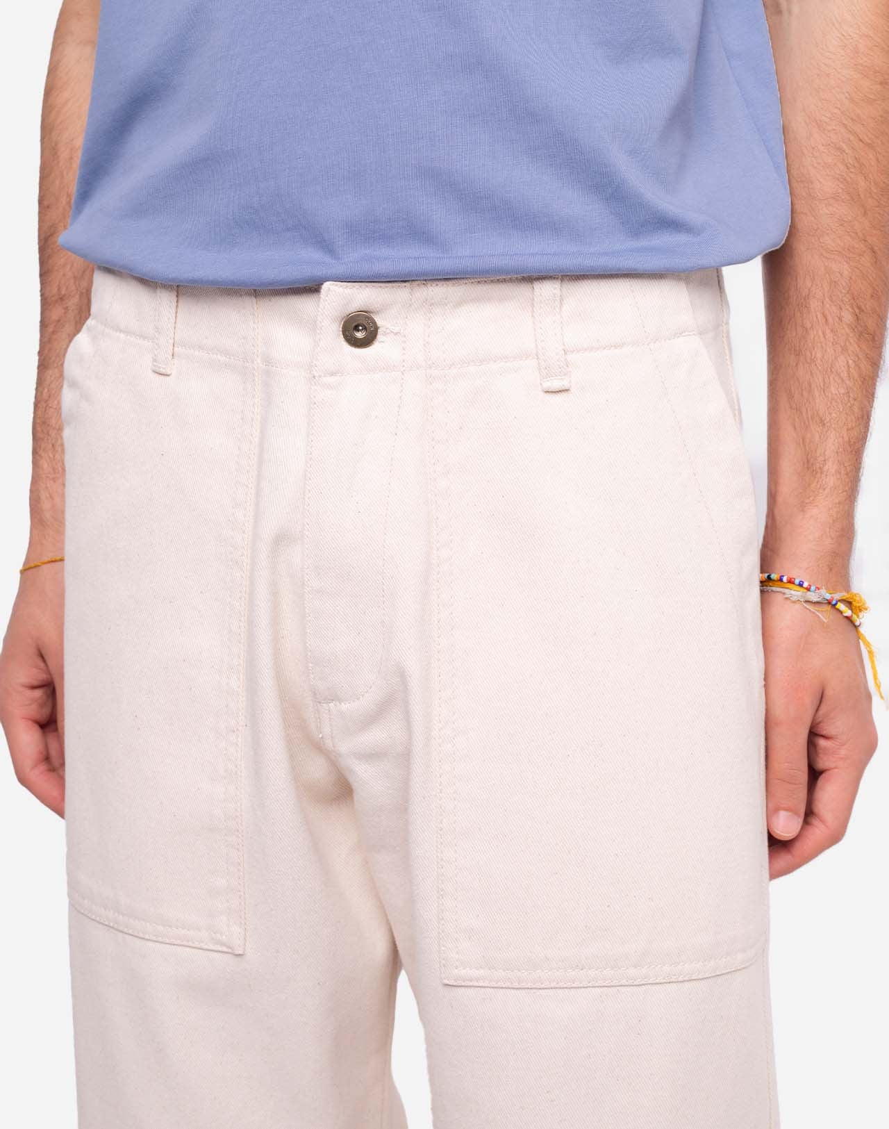 Pantalon Gamal écru