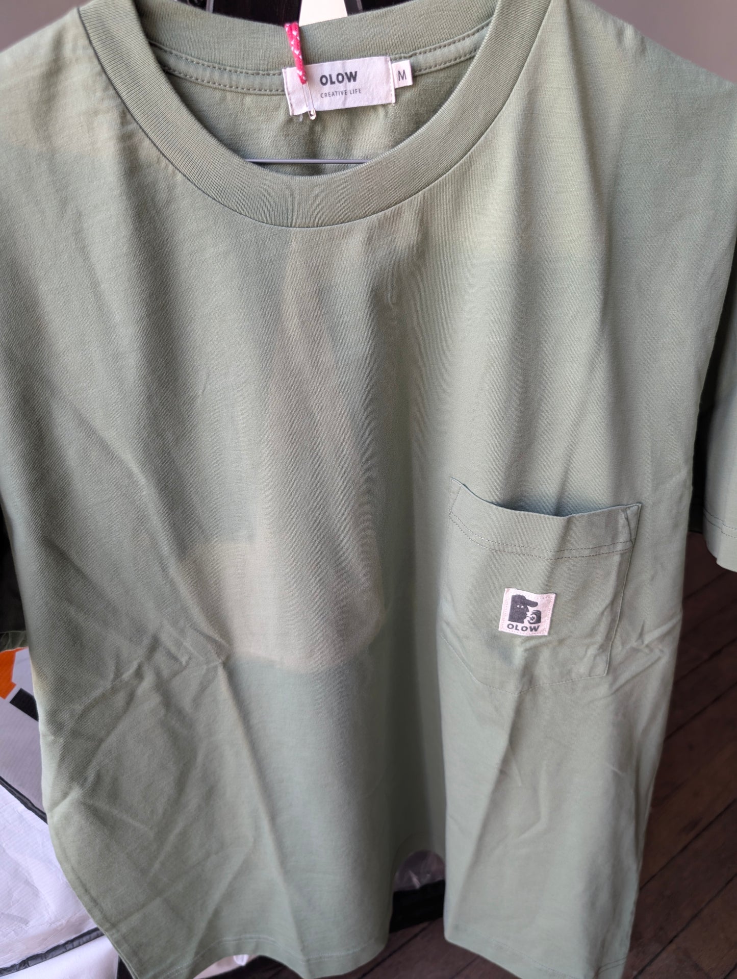 Tshirt ample Japo vert sauge