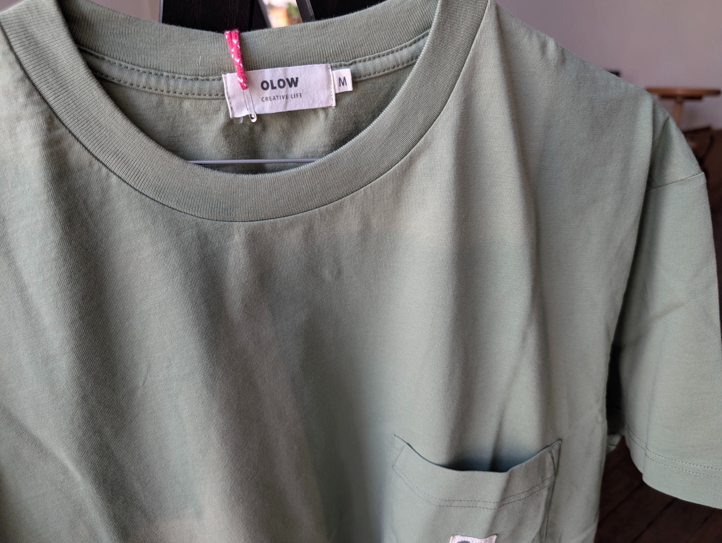Tshirt ample Japo vert sauge
