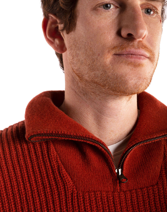 Pull Folko terracotta