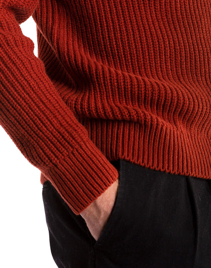 Pull Folko terracotta