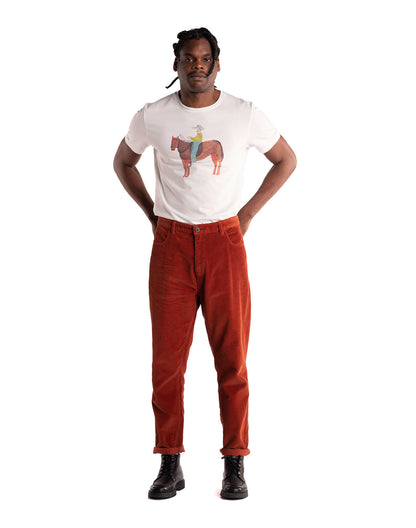 Pantalon Jacquot orange