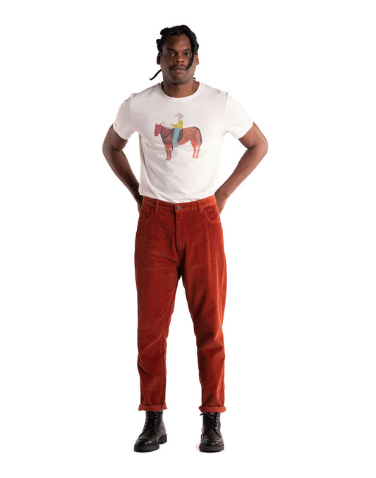 Pantalon Jacquot orange