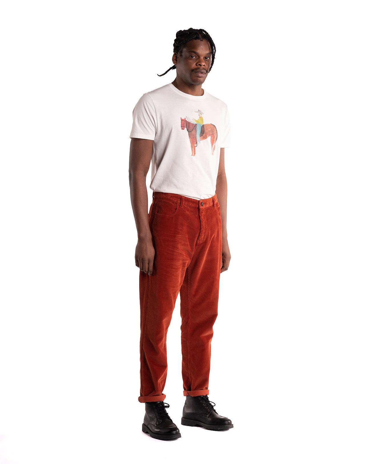 Pantalon Jacquot orange