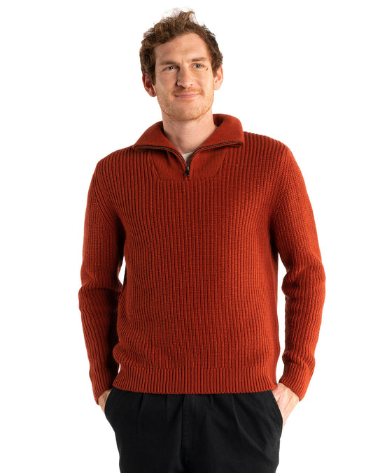 Pull Folko terracotta