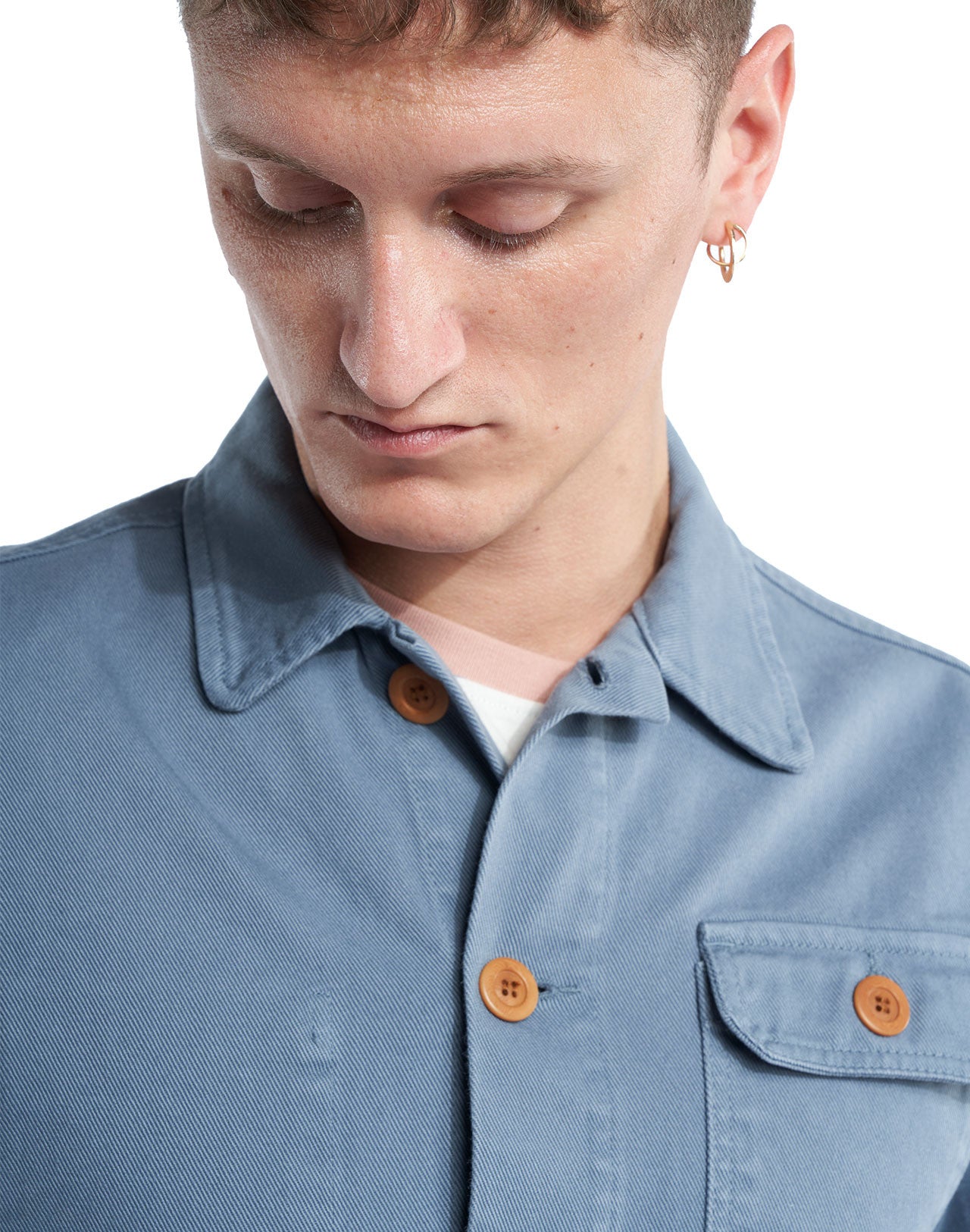 Veste Artisan bleue grise