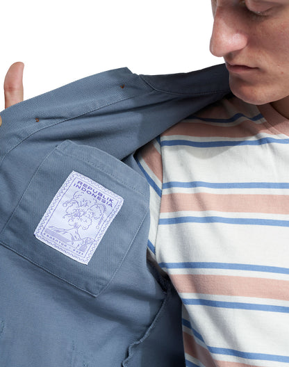 Veste Artisan bleue grise