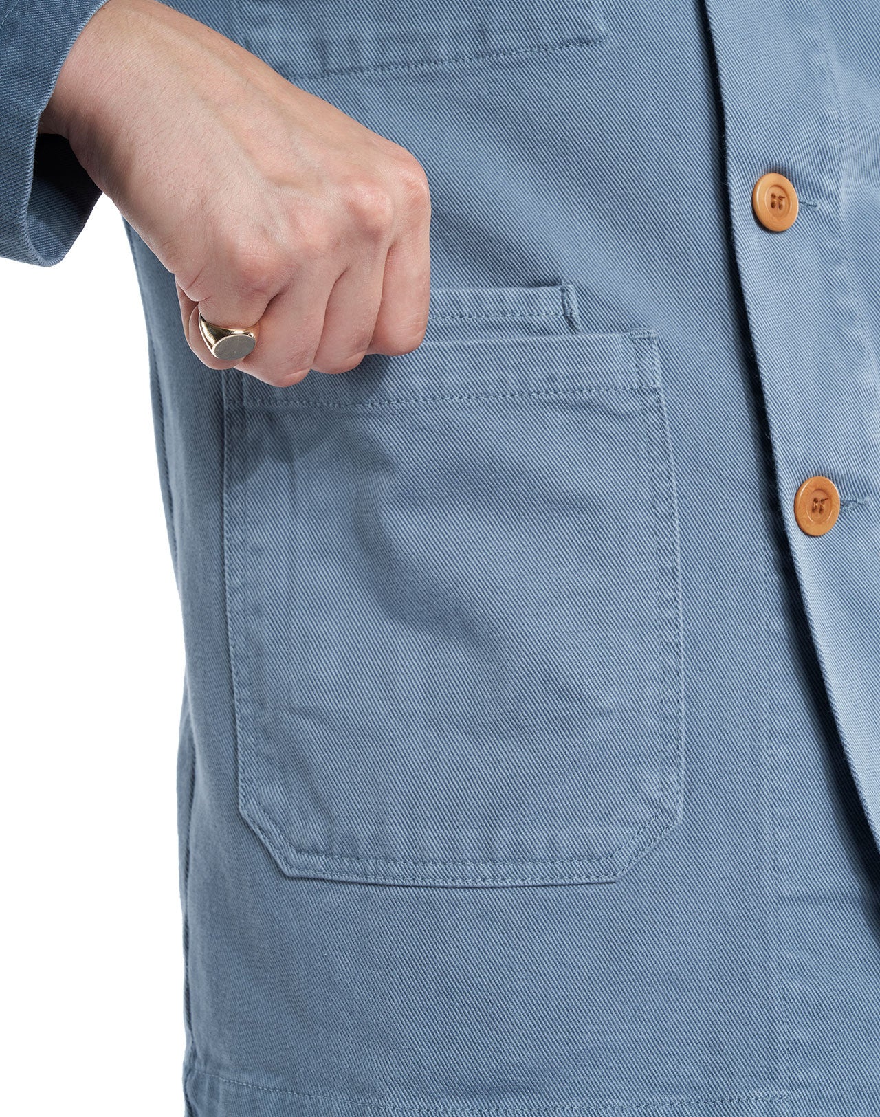Veste Artisan bleue grise
