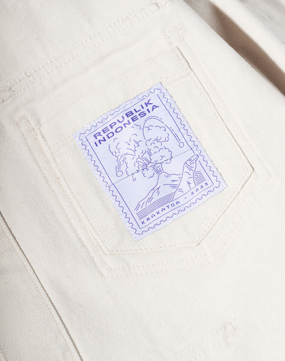Veste Hekinan écrue