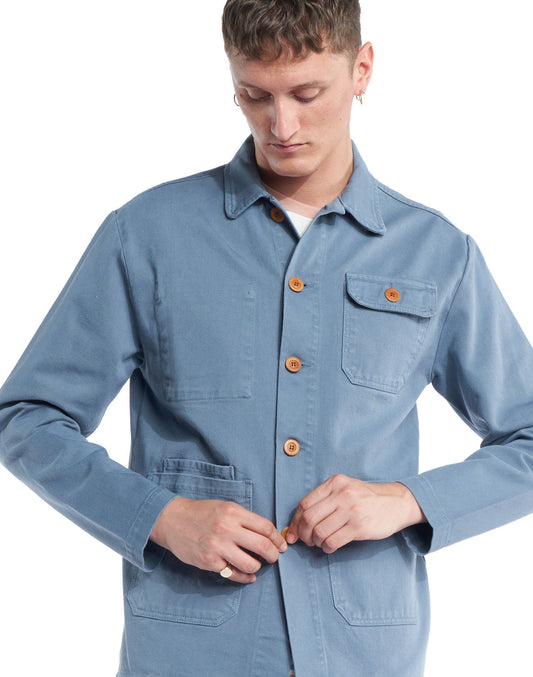 Veste Artisan bleue grise