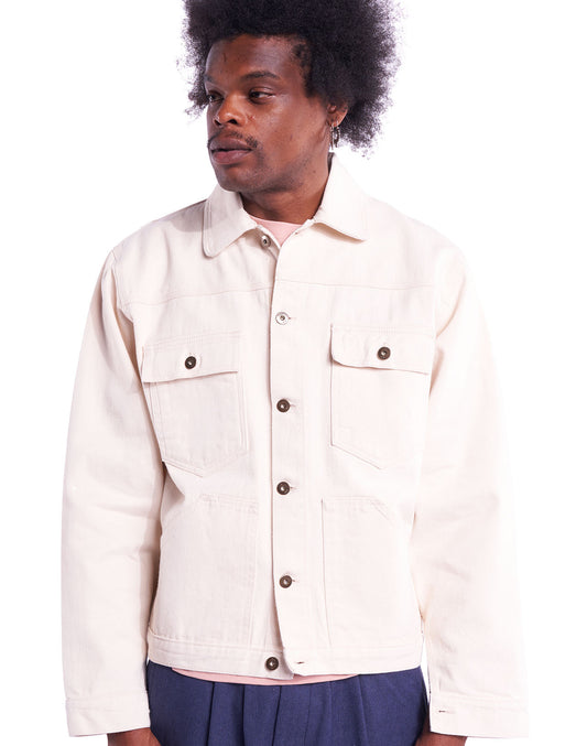 Veste Hekinan écrue