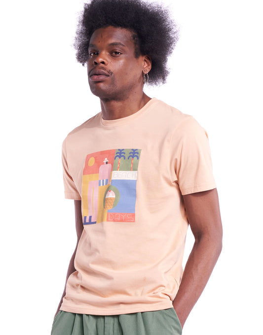 T-shirt Creamy orange