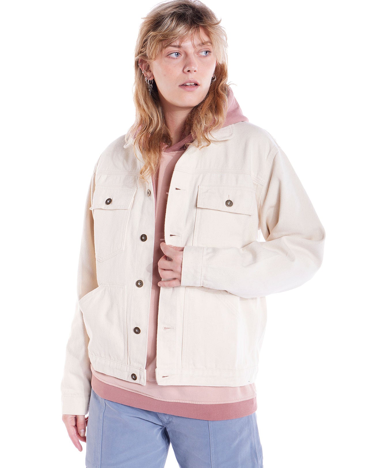 Veste Hekinan écrue