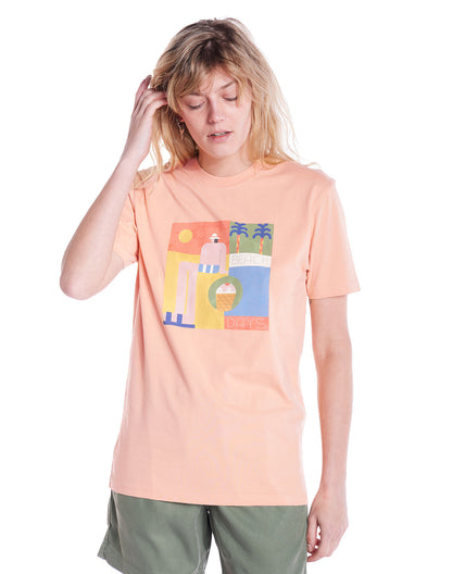 T-shirt Creamy orange