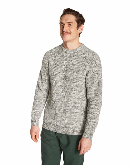 Pull Equinoxe écru chiné