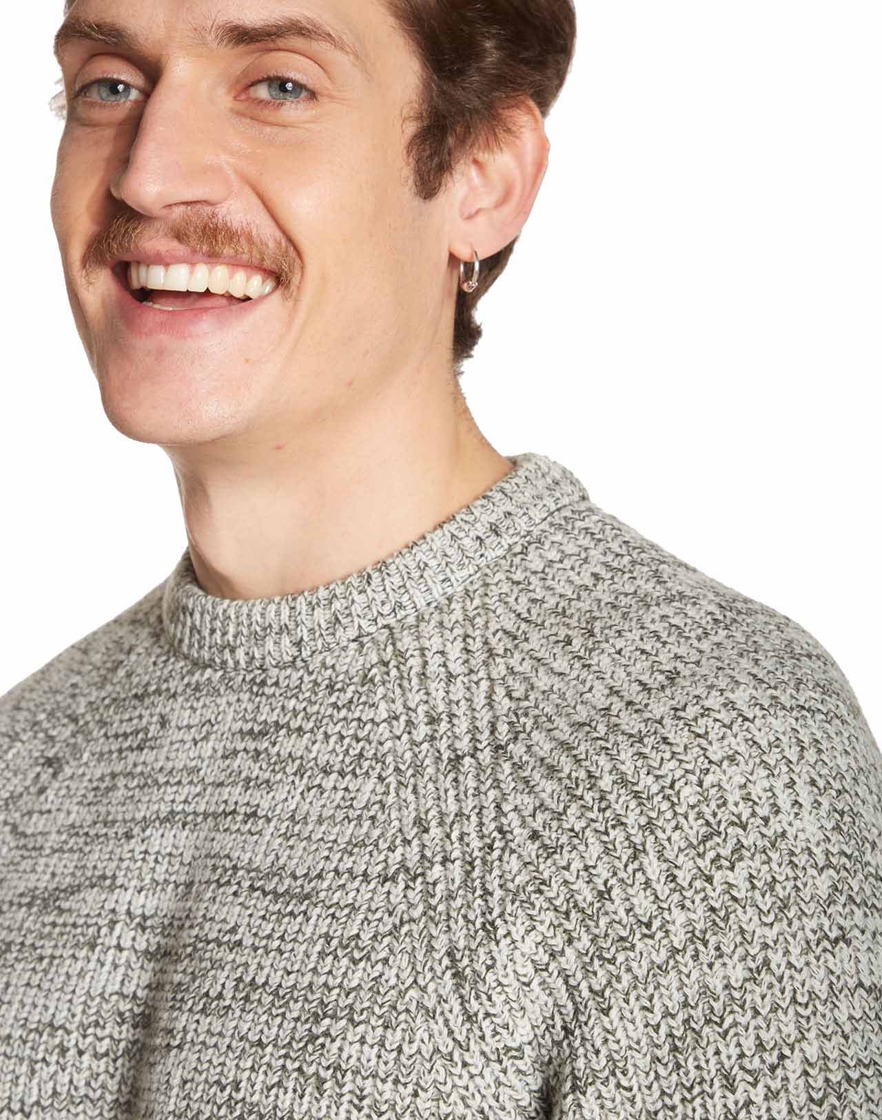 Pull Equinoxe écru chiné