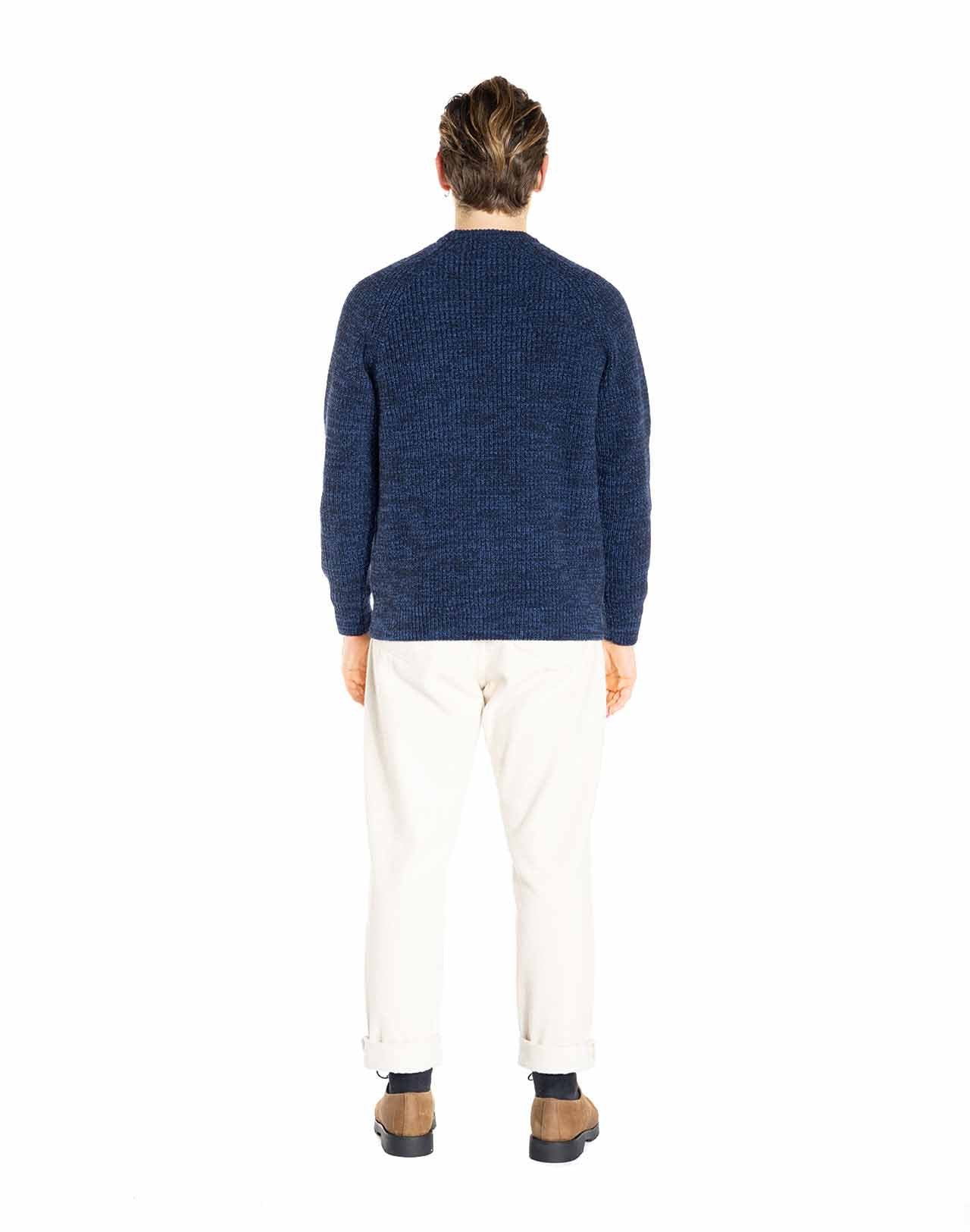 Pull Equinoxe bleu chiné