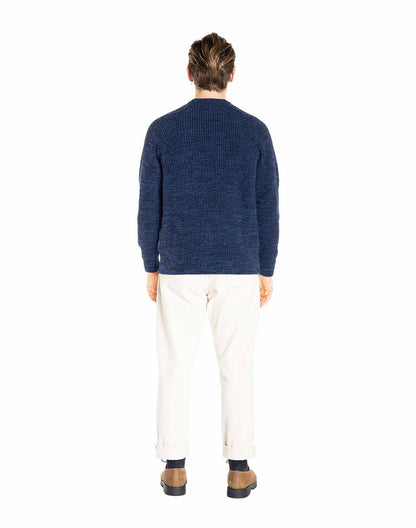 Pull Equinoxe bleu chiné