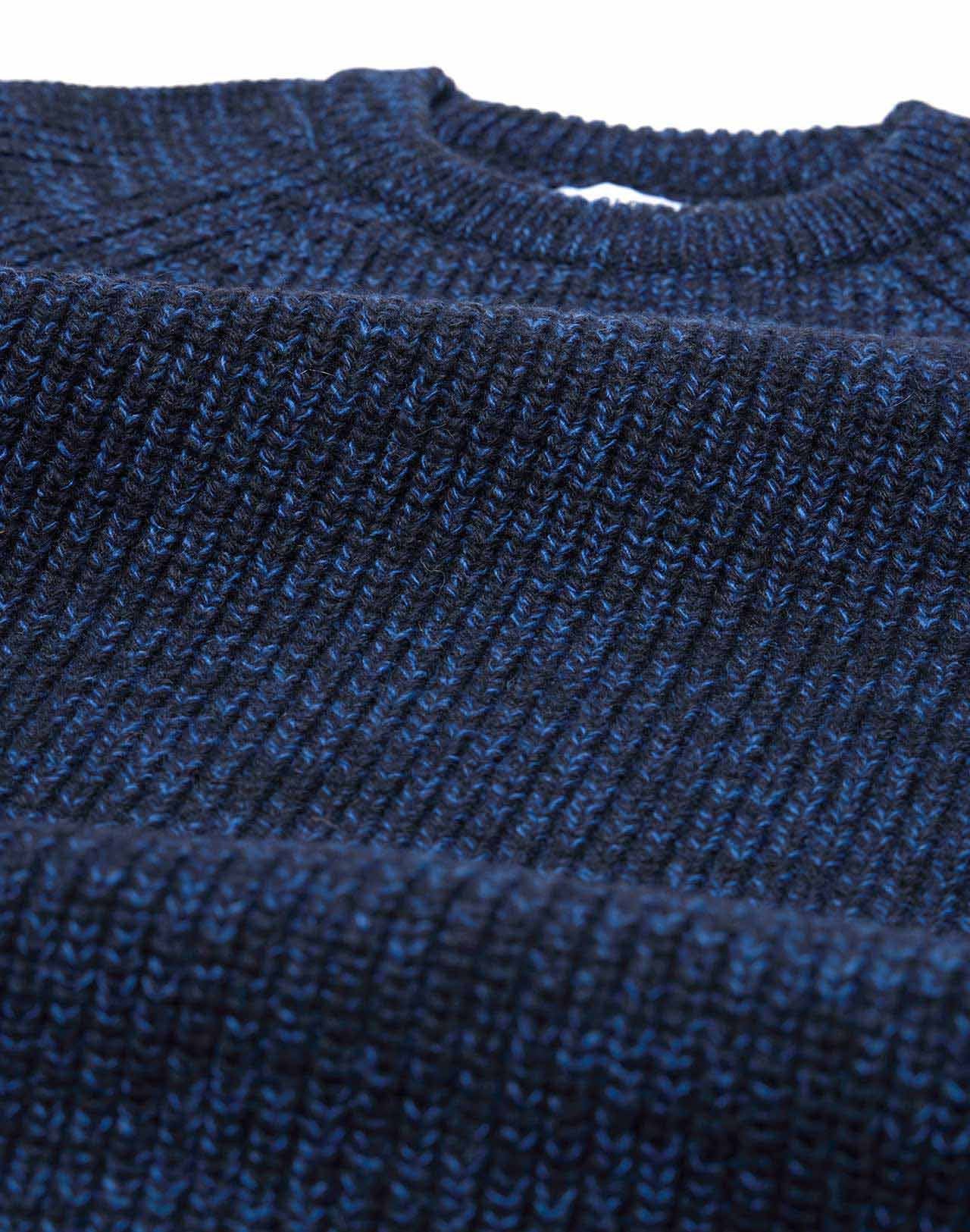 Pull Equinoxe bleu chiné