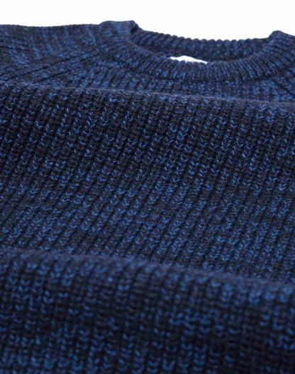 Pull Equinoxe bleu chiné