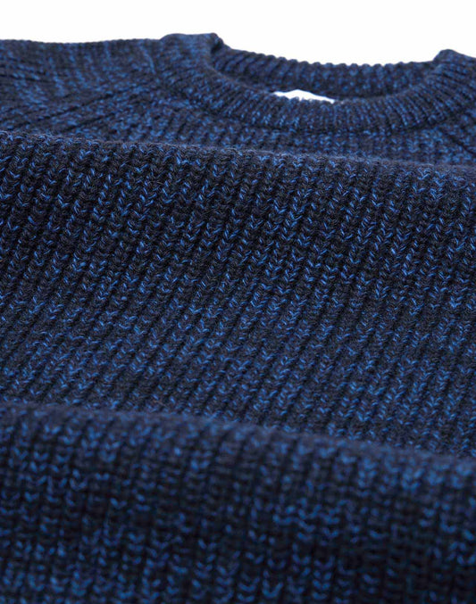 Pull Equinoxe bleu chiné