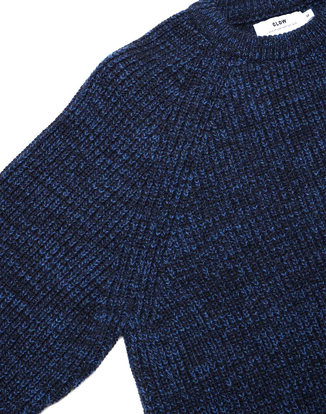 Pull Equinoxe bleu chiné