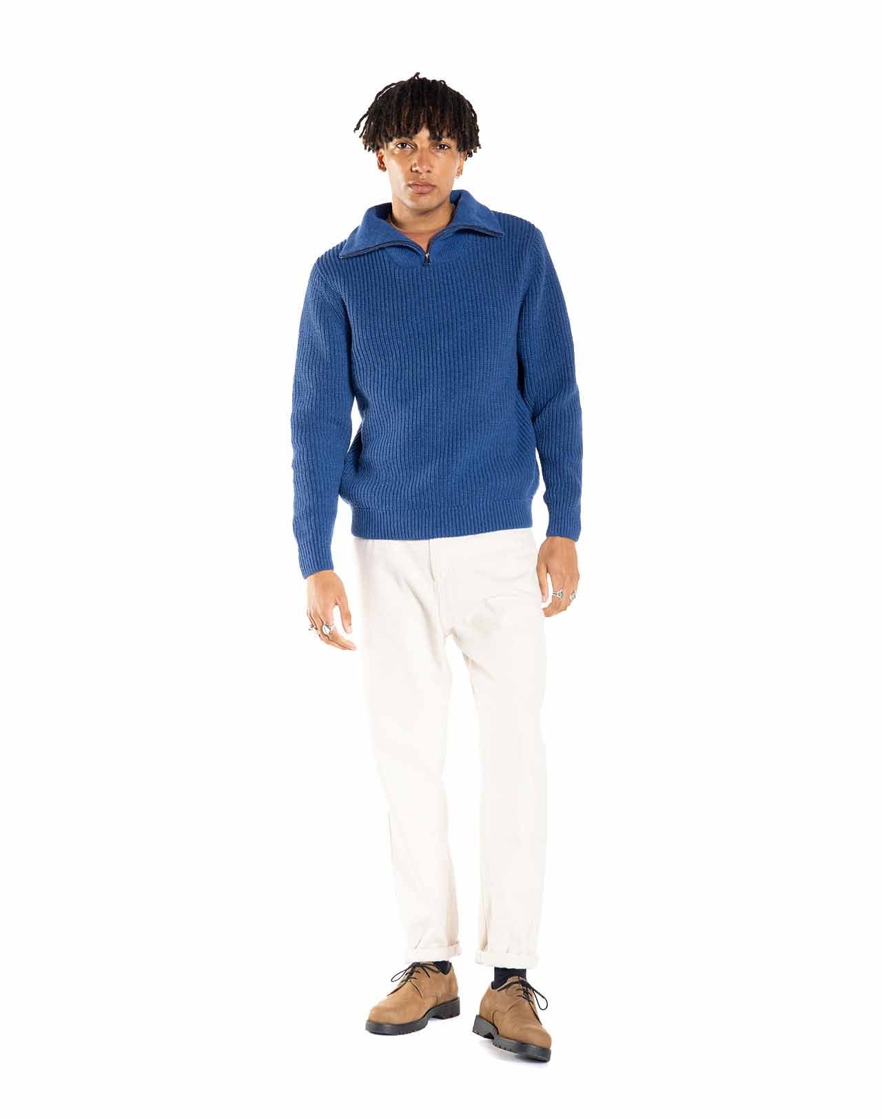 Pull Folko bleu